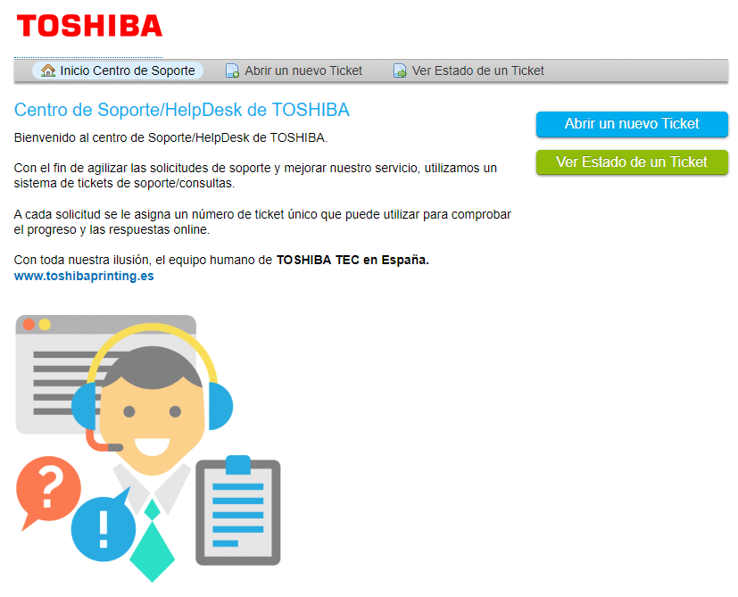 HelpDesk Toshiba